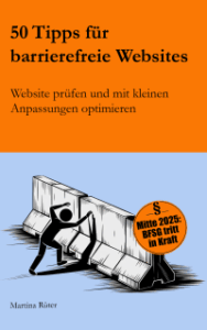 Cover: 50 Tipps für barrierefreie Websites