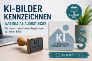 KI-Bilder kennzeichnen. Was gilt ab August 2026? Die neuen rechtlichen Regelungen auf einen Blick