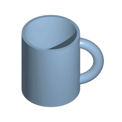 Tasse und Torus sind zueinander homöomorph - Quelle: Wikimedia Commons