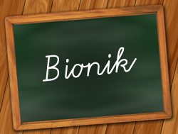 Kreidetafel "Bionik", Quelle: Pixabay