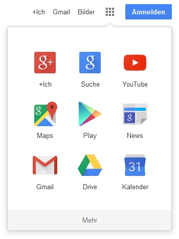 Screenshot: Google Apps