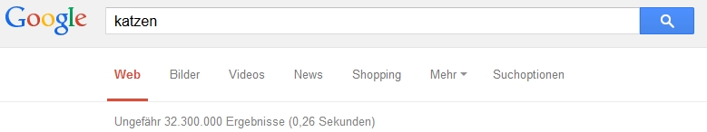 Screenshot: Google- Such-Spezialsuchen